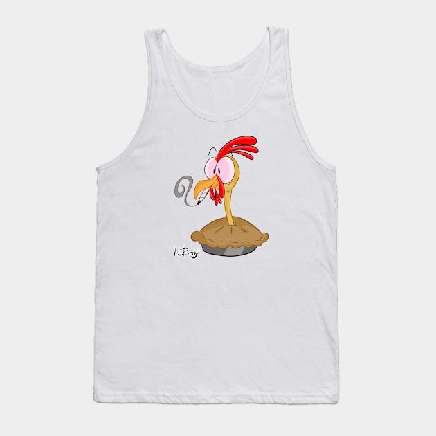 Chicken Pot Pie Tank Top by D.J. Berry